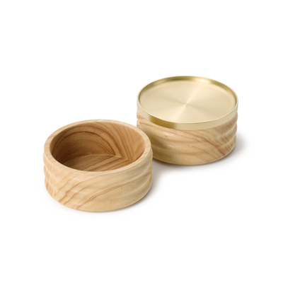 Umbra Tesora Boîte à bijoux - 13x13x12cm - naturel/laiton