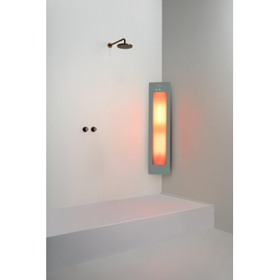 Sunshower Round Medium One infrarouge en saillie incl. kit d'installation angle 140x33x25cm Organic Grey