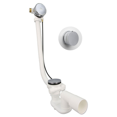 Xenz Luxe vidage baignoire et remplissage chrome
