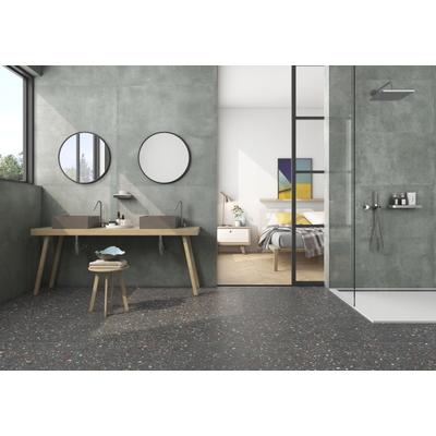 Terravito Hovano Vloer- en wandtegel - 60x120cm - gerectificeerd - mat Zwart
