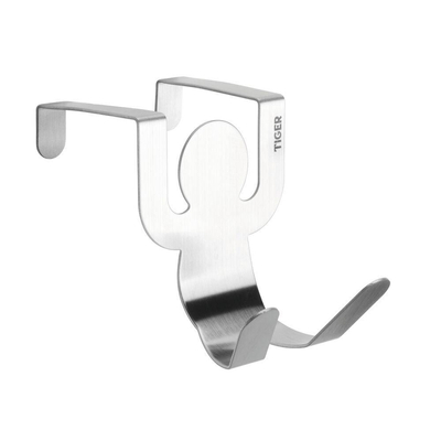 Tiger Crochet de porte G man 40 mm Inox brossé 5.5x6.4x2.5cm