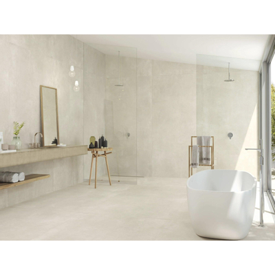 Terravito Aderno carreau de sol - 60x60cm - 10mm - carré - rectifié - effet béton - taupe mat