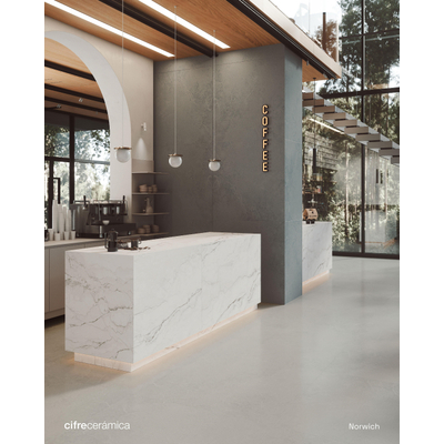 ÉCHANTILLON Terravito Allora carreau mural et de sol - 60x60cm - rectifié - White mat (blanc)