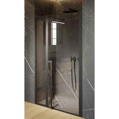 Riho Lucid GD104 Porte de douche XL - 200x120x0.6cm - noir