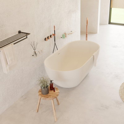 Ideavit SolidEra Baignoire autoportante 150x76cm Solid surface blanc