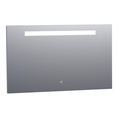 BRAUER Garnet miroir – 120 x 70 cm – LED directe en haut – Aluminium