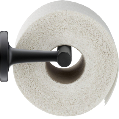 Duravit Starck T Toiletrolhouder - zonder klep - mat zwart