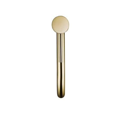 Fortifura Calvi Slim Wastafelkraan - 32cm - verhoogd - opbouw - PVD - geborsteld messing (goud)