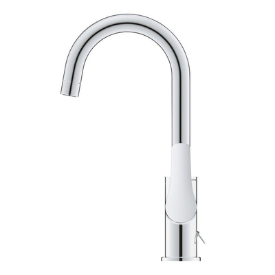 GROHE Eurosmart waterbesparende wastafelkraan l-size met ketting chroom OUTLETSTORE