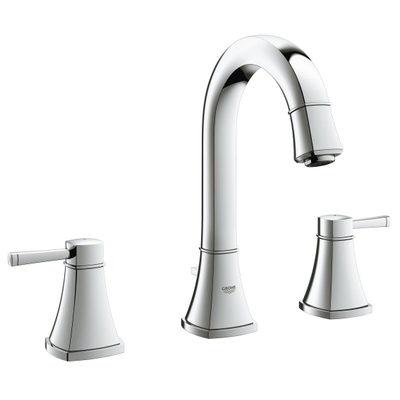 GROHE Grandera Mélangeur de lavabo 3 trous avec bec haut et tirette chrome