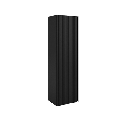 Saniclass Prime Blend Armoire haute - 120x34.5x27.5cm - 1 porte - noir mat - MDF