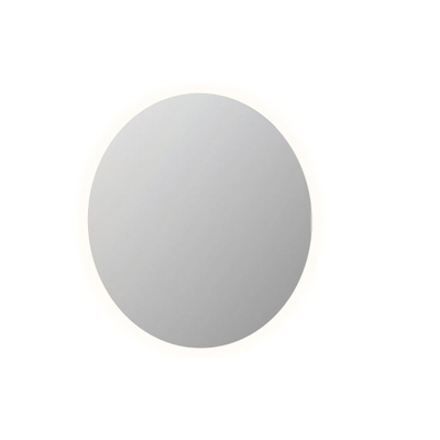 INK SP13 spiegel – rond Ø120 cm – indirecte LED rondom – aluminium zilver