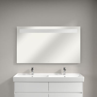 Villeroy & Boch More To See Miroir avec éclairage LED intégré horizontal 130x75x4.7cm diminuer à 3 étapes