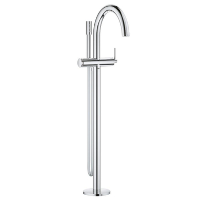 GROHE Atrio afbouwdeel voor vrijstaande badmengkraan met omstel m. Sena stick handdouche en doucheslang 125cm chroom