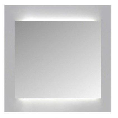 Sanicare Qlassics Ambiance Spiegelkast - 60x60x15cm - LED verlichting - 1 dubbelzijdige spiegeldeur - linkeruitvoering - truffel