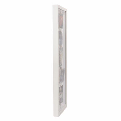 Cadre photo Umbra Clothesline 24x72x4cm polyester blanc