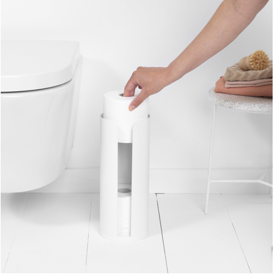 Brabantia ReNew Porte-rouleaux de réserve - 3 rouleaux - blanc