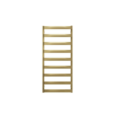 Crosswater Air Handdoekradiator - 50x115cm - 444watt - geborsteld messing (goud)