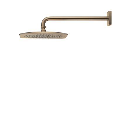 AXOR Citterio C douche de tête - 27x27cm - avec bras de douche - ecosmart+ - brushed bronze
