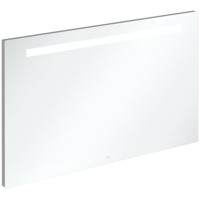 Villeroy & Boch More to see one spiegel - met geïntegreerde led verlichting - 100x60mm - inclusief bevestiging - glans zilver