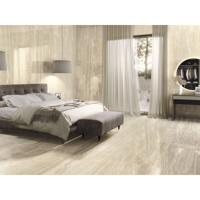SAMPLE Terravito Dovaro wand- en vloertegel - 120x120cm - 9mm - gerectificeerd - Donker Beige