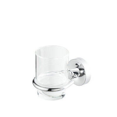 Geesa Luna glashouder met glas chroom