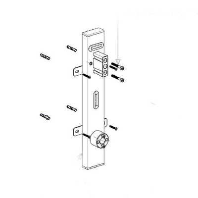 Hotbath &MORE Inbouwelement - voor SQUARE 1 rail en switch