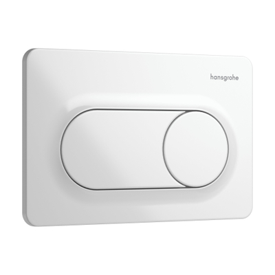 Hansgrohe iFrame Original S plaque de commande pour double chasse blanche