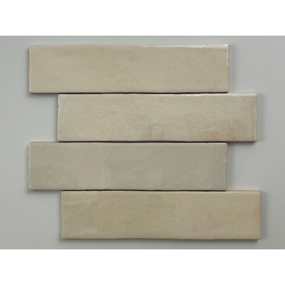 ÉCHANTILLON Terravito Mellina Carrelage mural en céramique - 6x24,6cm - 8mm - Beige
