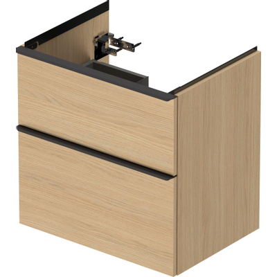 Duravit D-neo Meuble sous vasque 63.4x45.2x62.5cm 2 tiroirs Chêne naturel mat