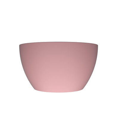 Arcqua Olivia Waskom - 22x22cm - rond - opbouw - mat roze
