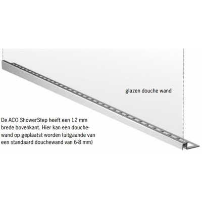 Aco ShowerStep Profielen - Rvs