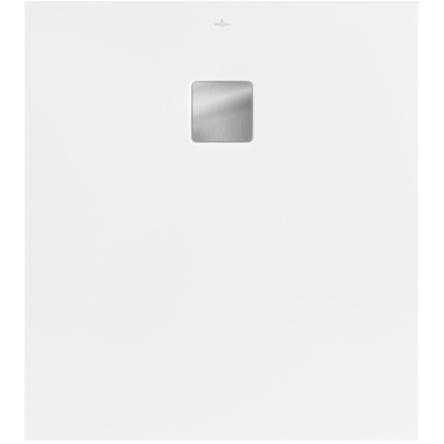Villeroy & Boch Excello receveur de douche - 100x90cm - polyuréthane/acrylique Stone White