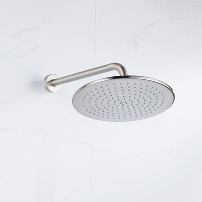 Fortifura Calvi Douche de tête 30cm rond 6mm Acier inoxydable brossé PVD (acier inoxydable)