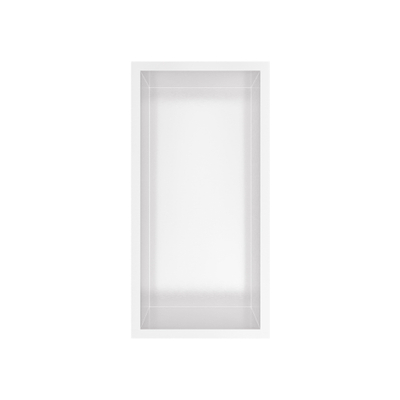 Hotbath &MORE Boîte encastrée ou niche encastrée 30x15x10cm Mat blanc