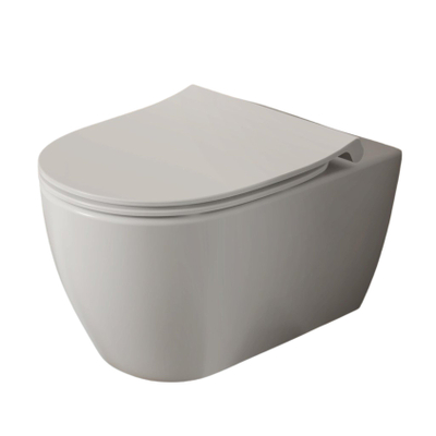 Ideal standard I.life WC suspendu - 53.5x35cm - sans bride de rinçage - softclose - blanc brillant