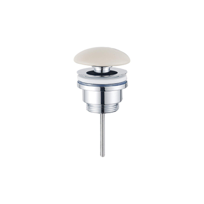 QeramiQ Dely Afvoerplug Always Open - keramiek - beige