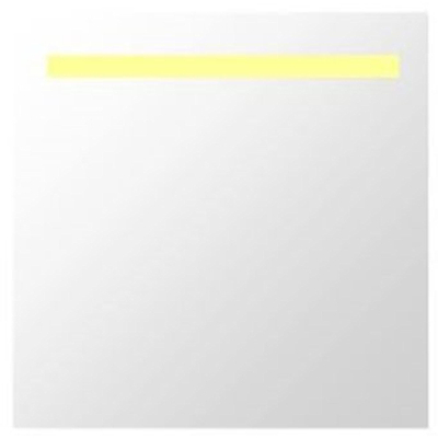 Plieger One spiegel – vierkant – 60x60 cm – LED-verlichting – Zilver
