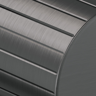 BRAUER Stripe Hoekstopkraan - gunmetal geborsteld PVD