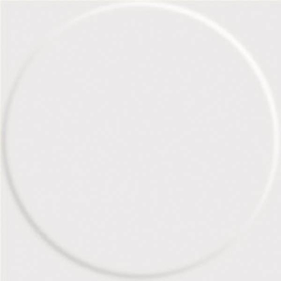 Mosa Kho Liang Decor-strip - 9.7x9.7cm - 7.8mm - Wit