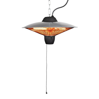 Eurom Chauffage de terrasse Partytent heater 1502 Patioheater 1500 watt Gris