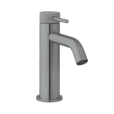 Crosswater 3ONE6 Wastafelkraan - 14.7cm - opbouw - RVS - slate gunmetal (antraciet)