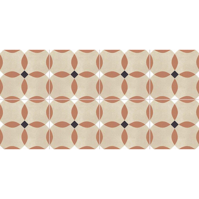 Ceralto Doppio Hue Vloertegel - 20x20cm - 10.0mm - Midnight/tangerine
