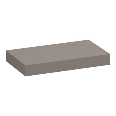 BRAUER Creek plateau supérieur suspendu - 80x50x10cm - taupe mat