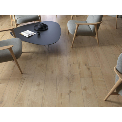 Terravito Selvaro Keramisch parket wand- en vloertegel - 20x120cm - 9.0mm - Rechthoek - gerectificeerd - Houtlook - mat bruin - Oak