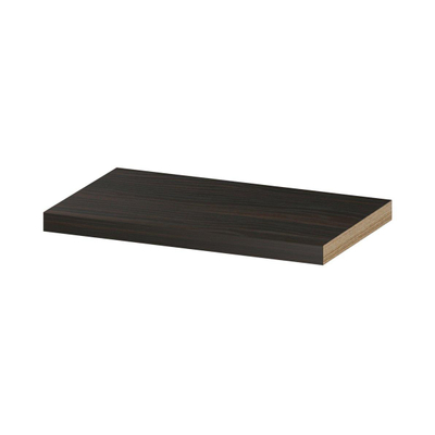 INK 35d wandplank - 60x35x3.5cm - voorzijde afgekant - tbv nis - MFC Intens eiken