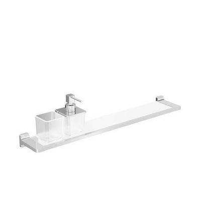 Crosswater Rotar Étagère - 60cm - distributeur de savon - gobelet - chrome