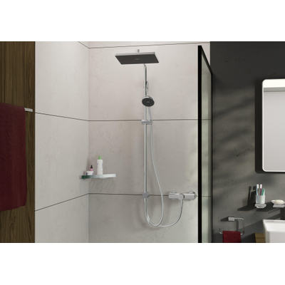 Hansgrohe Activera Q colonne de douche - 29x18cm - ecosmart - chromé