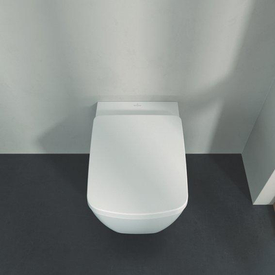 Villeroy & Boch Subway 3.0 pack wandcloset set twist flush - met zitting - glans wit