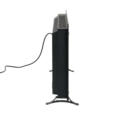 Eurom Alutherm Verre 1000 - Radiateur convecteur - wifi - Suspendu/Sur pied - 1000 watts - verre - noir mat